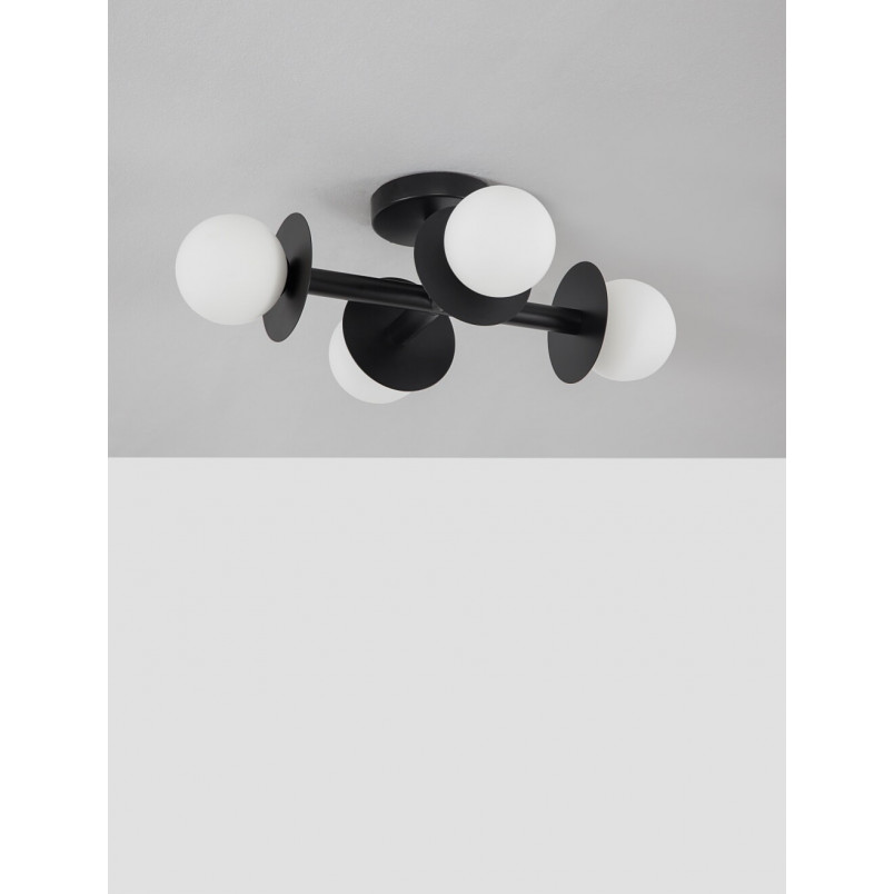 Lampa sufitowa Hide Ball IV | Szkło, 4 punkty | Decolab24