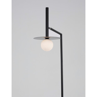 Lampa podłogowa szklana kula Morgan - Elegancki design | Decolab24