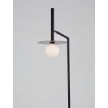 Lampa podłogowa szklana kula Morgan - Elegancki design | Decolab24