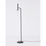 Lampa podłogowa szklana kula Morgan - Elegancki design | Decolab24
