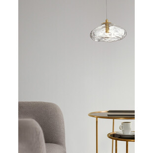 Lampa Wisząca Szklana Glamour Crushed | Decolab24