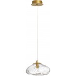 Lampa Wisząca Szklana Glamour Crushed | Decolab24