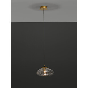 Lampa Wisząca Szklana Glamour Crushed | Decolab24