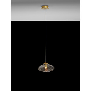 Lampa Wisząca Szklana Glamour Crushed | Decolab24