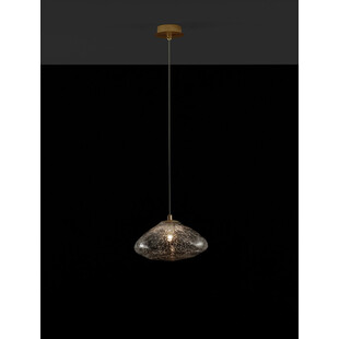 Lampa wisząca szklana glamour Crushed | Decolab24