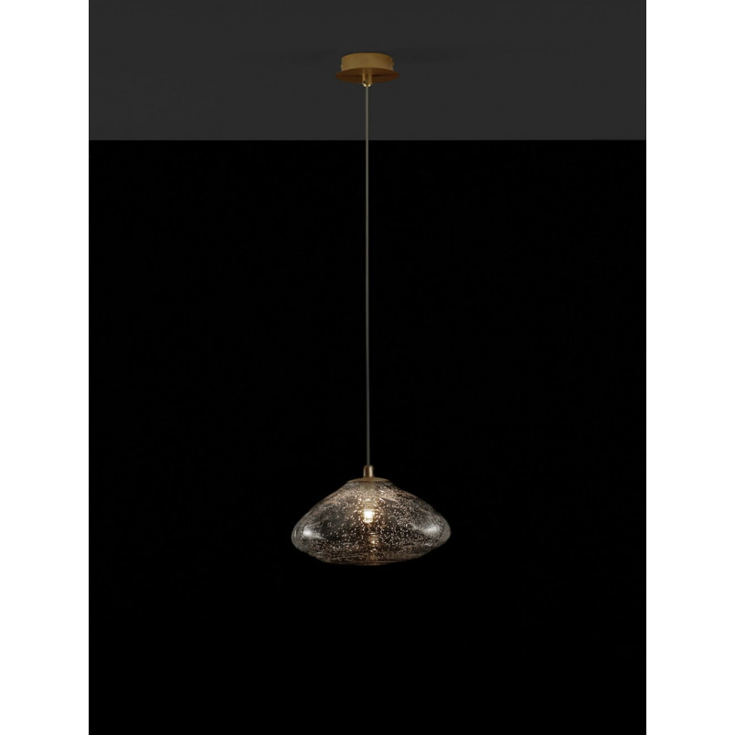 Lampa wisząca szklana glamour Crushed | Decolab24