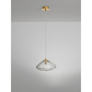 Lampa wisząca szklana glamour Crushed | Decolab24
