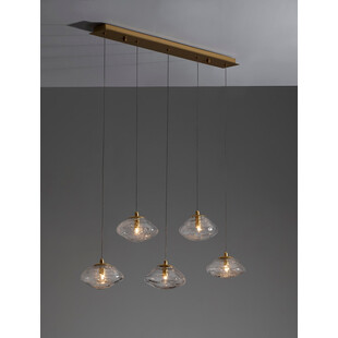 Lampa wisząca szklana glamour Decolab24 | 80cm