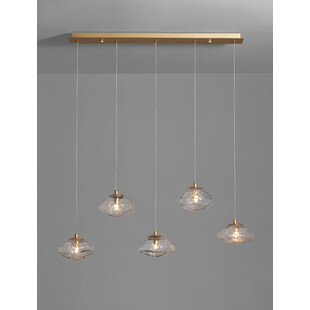Lampa wisząca szklana glamour Decolab24 | 80cm