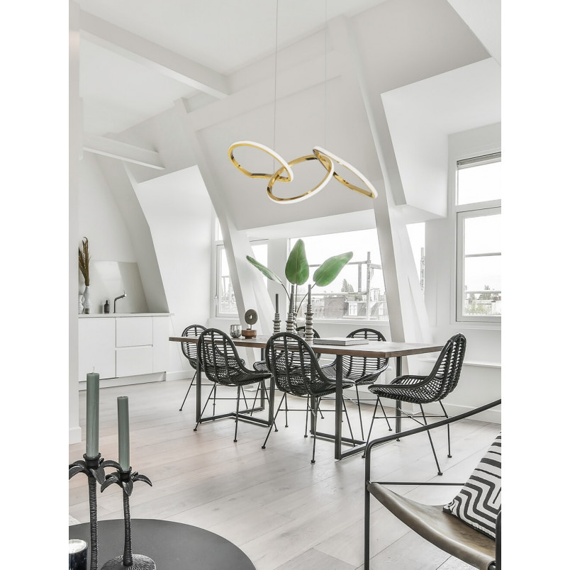 Lampa Trish LED Złota | Glamour | Decolab24
