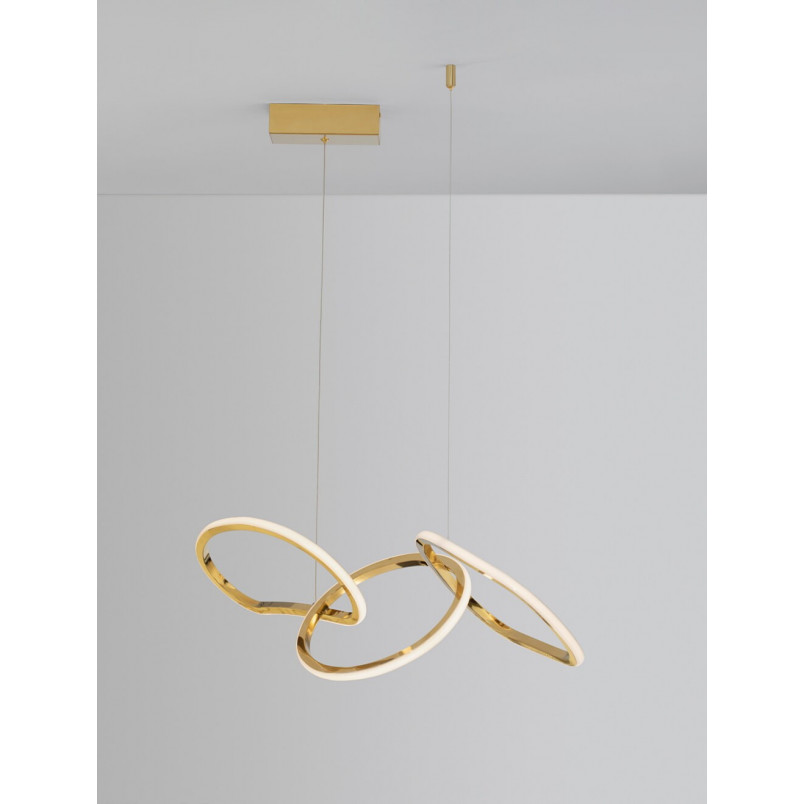 Lampa Trish LED Złota | Glamour | Decolab24