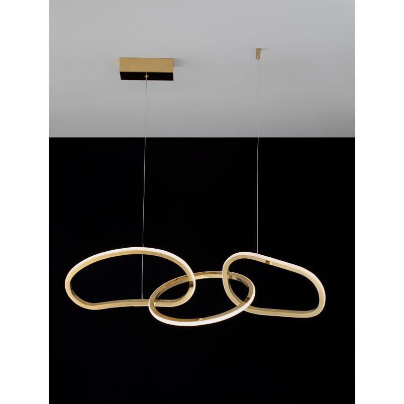 Lampa Trish LED Złota | Glamour | Decolab24