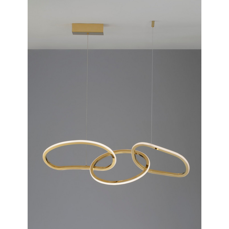 Lampa Trish LED Złota | Glamour | Decolab24