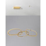Lampa Trish LED Złota | Glamour | Decolab24