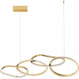 Lampa Wisząca Glamour Trish LED Złota | Decolab24