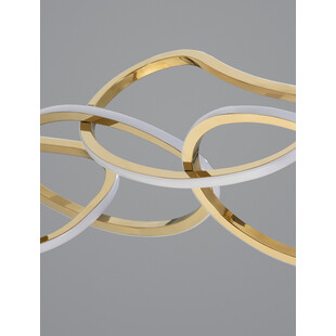 Lampa Wisząca Glamour Trish LED Złota | Decolab24
