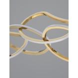 Lampa Wisząca Glamour Trish LED Złota | Decolab24