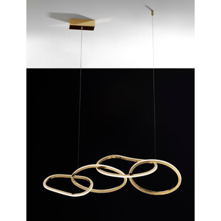 Lampa Wisząca Glamour Trish LED Złota | Decolab24
