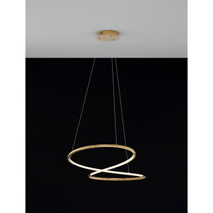 Lampa Wisząca Glamour Trish LED Złota | Decolab24