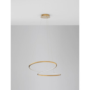 Lampa Wisząca Glamour Trish LED Złota | Decolab24