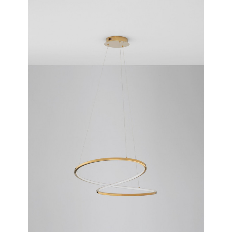 Lampa Wisząca Glamour Trish LED Złota | Decolab24