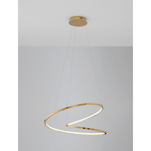 Lampa Wisząca Glamour Trish LED Złota | Decolab24