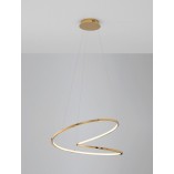 Lampa Wisząca Glamour Trish LED Złota | Decolab24