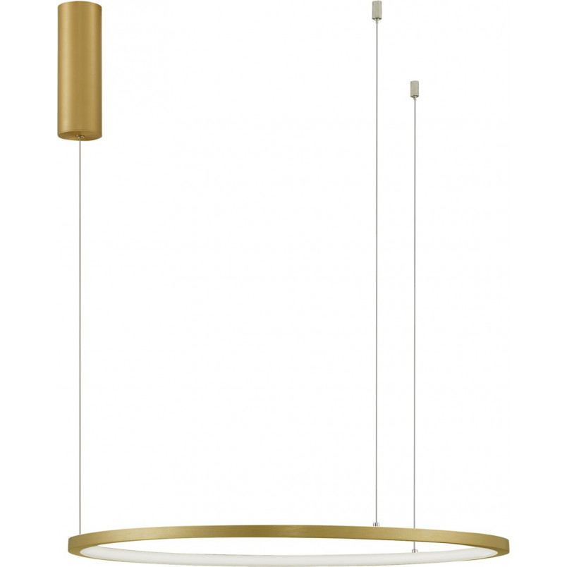 Lampa wisząca Cirkel LED - nowoczesny design, złoto | Decolab24