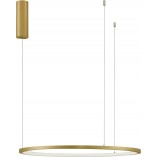Lampa wisząca Cirkel LED - nowoczesny design, złoto | Decolab24