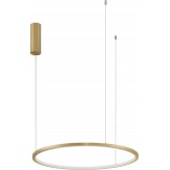 Lampa wisząca Cirkel LED - nowoczesny design, złoto | Decolab24