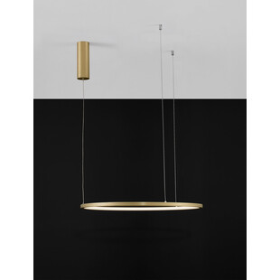 Lampa wisząca Cirkel LED - nowoczesny design, złoto | Decolab24