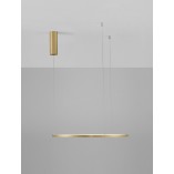 Lampa wisząca Cirkel LED - nowoczesny design, złoto | Decolab24