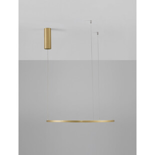 Lampa wisząca Cirkel LED - nowoczesny design, złoto | Decolab24