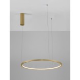 Lampa wisząca Cirkel LED - nowoczesny design, złoto | Decolab24