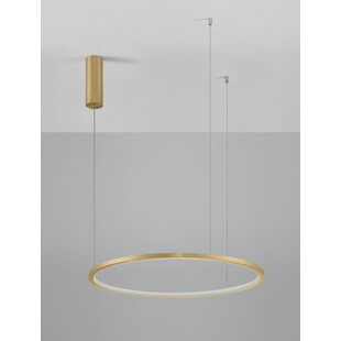 Lampa wisząca Cirkel LED - nowoczesny design, złoto | Decolab24
