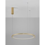 Lampa wisząca Cirkel LED - nowoczesny design, złoto | Decolab24