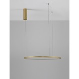 Lampa wisząca Cirkel LED - nowoczesny design, złoto | Decolab24