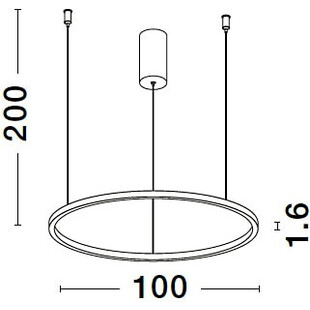 Lampa Wisząca Cirkel LED Czarna | Nowoczesna Lampa Decolab24