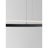 Lampa Wisząca Cirkel LED Czarna | Nowoczesna Lampa Decolab24