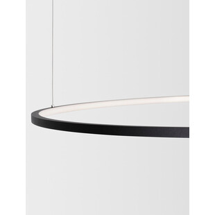 Lampa Wisząca Cirkel LED Czarna | Nowoczesna Lampa Decolab24