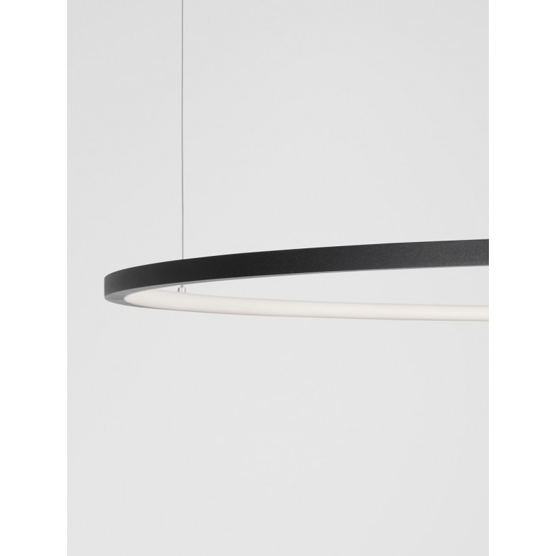 Lampa Wisząca Cirkel LED Czarna | Nowoczesna Lampa Decolab24