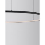 Lampa Wisząca Cirkel LED Czarna | Nowoczesna Lampa Decolab24