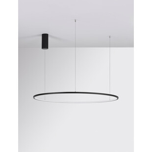 Lampa wisząca nowoczesna okrągła Cirkel LED 100cm czarna