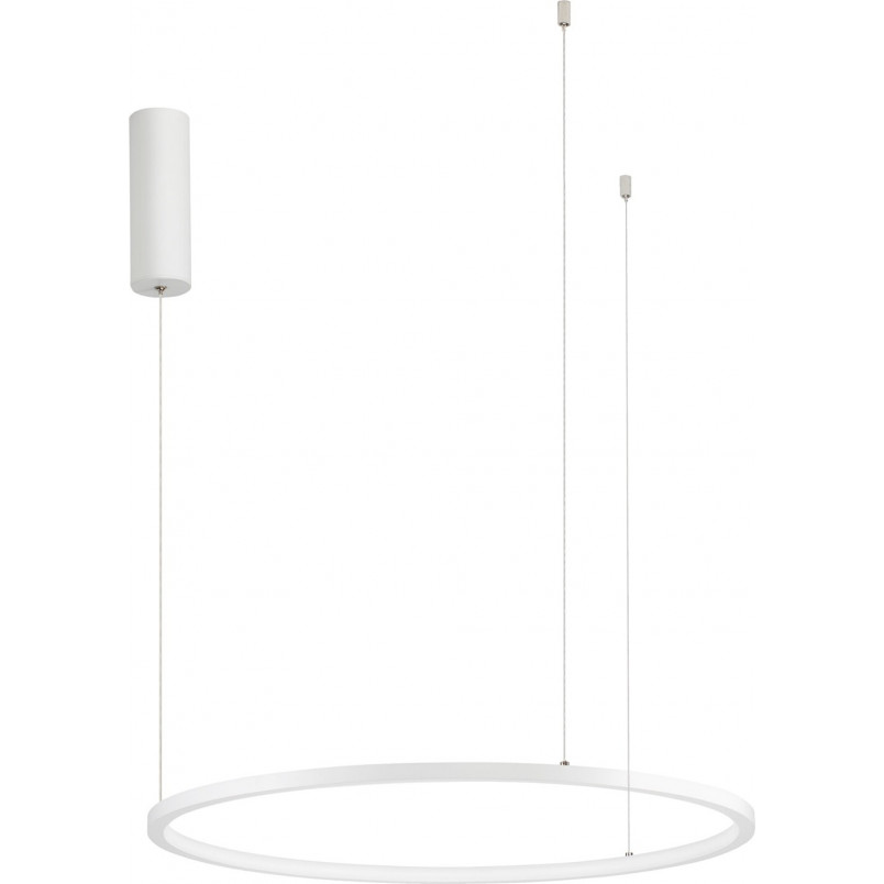 Lampa Wisząca Cirkel LED - Nowoczesna, Okrągła, Biała | Decolab24