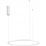 Lampa Wisząca Cirkel LED - Nowoczesna, Okrągła, Biała | Decolab24