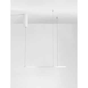 Lampa Wisząca Cirkel LED - Nowoczesna, Okrągła, Biała | Decolab24