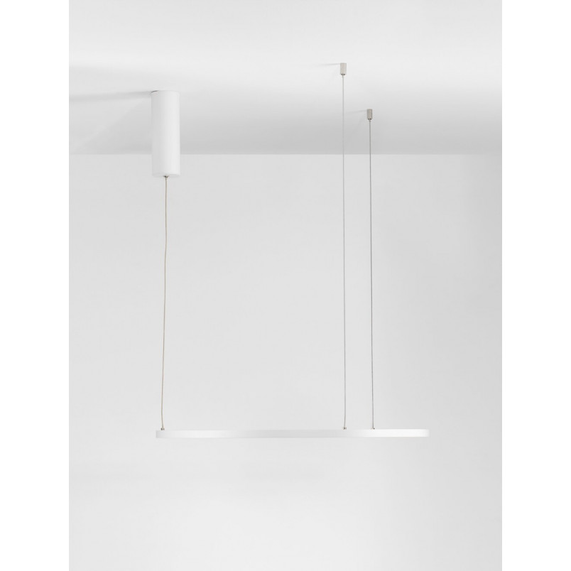 Lampa Wisząca Cirkel LED - Nowoczesna, Okrągła, Biała | Decolab24