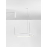 Lampa Wisząca Cirkel LED - Nowoczesna, Okrągła, Biała | Decolab24