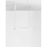 Lampa Wisząca Cirkel LED - Nowoczesna, Okrągła, Biała | Decolab24