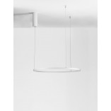 Lampa Wisząca Cirkel LED - Nowoczesna, Okrągła, Biała | Decolab24
